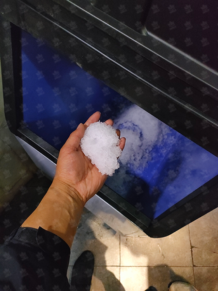 雪花颗粒冰