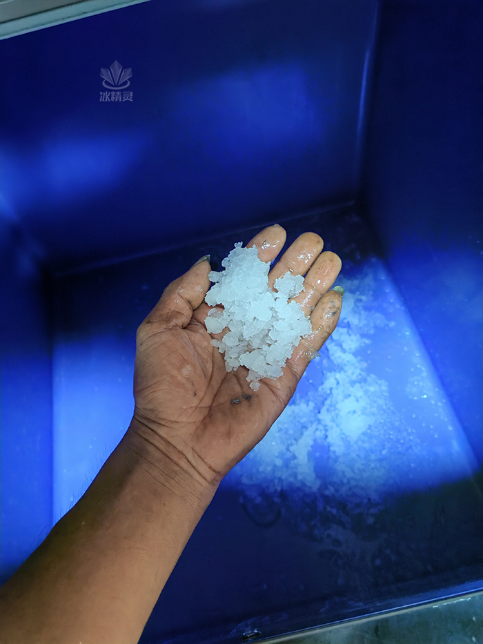雪花颗粒冰